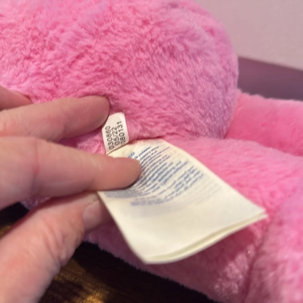 Build A Bear Spring Pink Frog Smile Plush  2022 16" strawberry scented - Picture 5 of 10